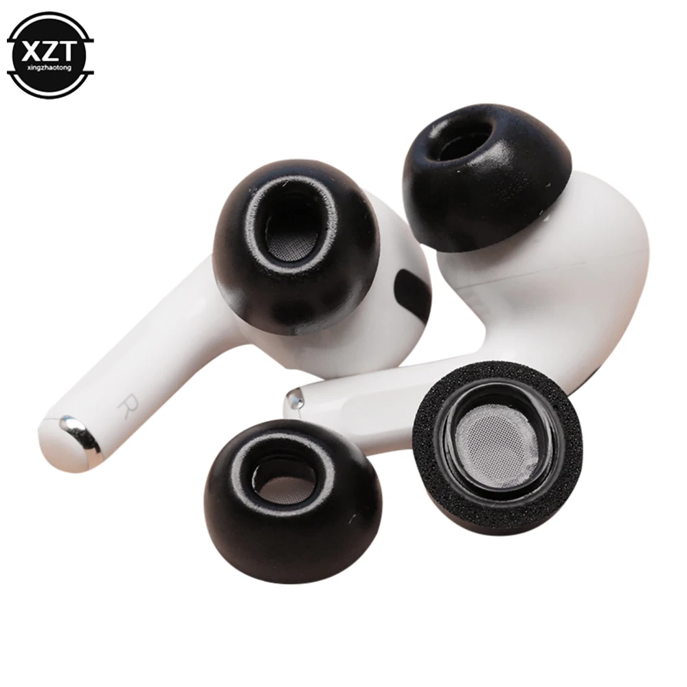 Almohadillas de espuma con memoria para Airpods Pro, protectores de auriculares con aislamiento de ruido, repuesto para Airpods Pro - imagen 3