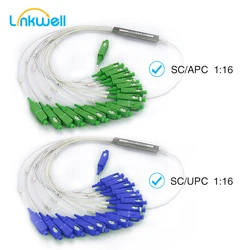 Divisor PLC FTTH 1x16 Fibra Óptica Conector SC APC