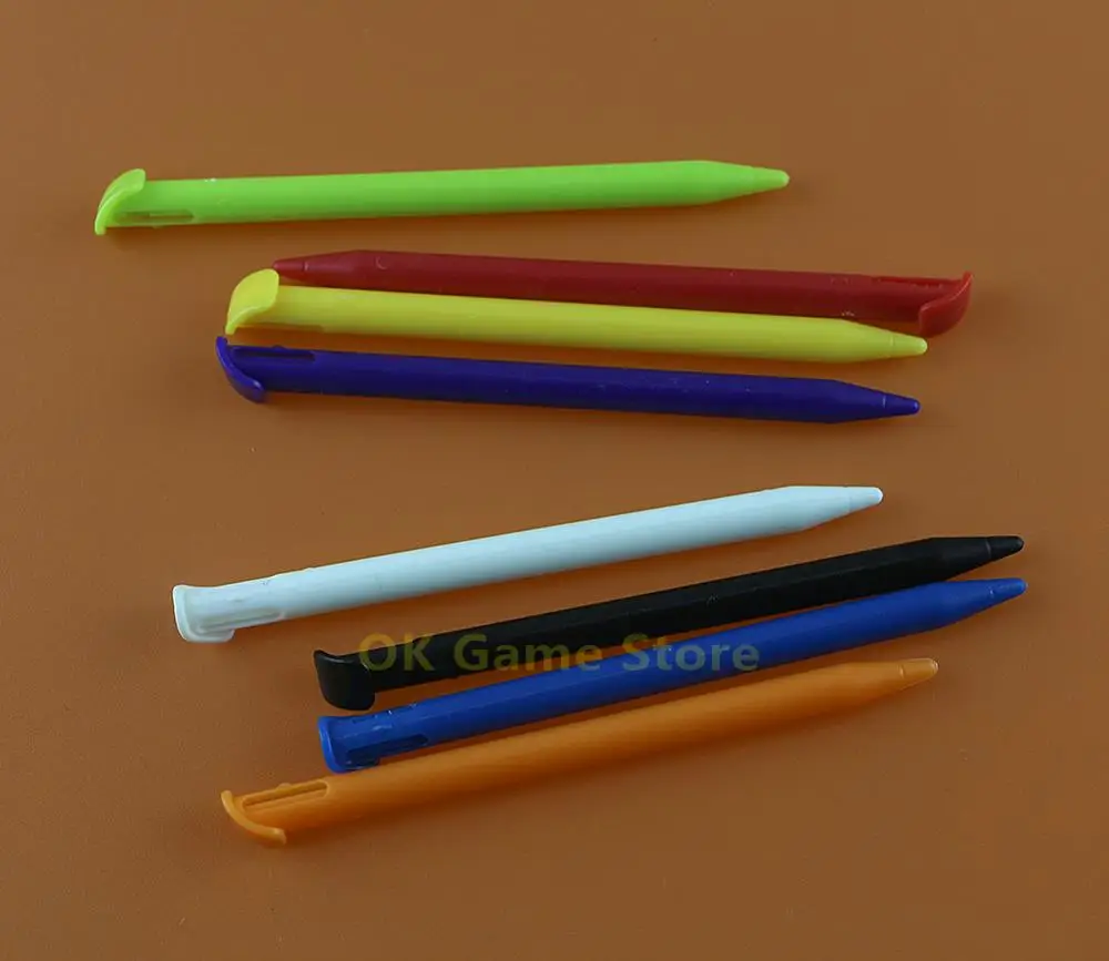 Lápiz óptico de plástico para pantalla táctil, alta calidad, varios colores, 3dsxl, 3dsll, nuevo, 3DS, XL, LL, 10 Uds./lote - imagen 4