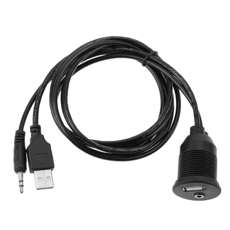Tablero de instrumentos para coche, conector USB 2,0, 3,5mm, 1m /2M - imagen 3