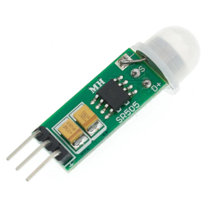 HC-SR501 de HC-SR505 para Arduino, Sensor piroeléctrico infrarrojo, Sensor humano PIR, soporte de módulo Detector, ajuste de MH-SR602 - imagen 5