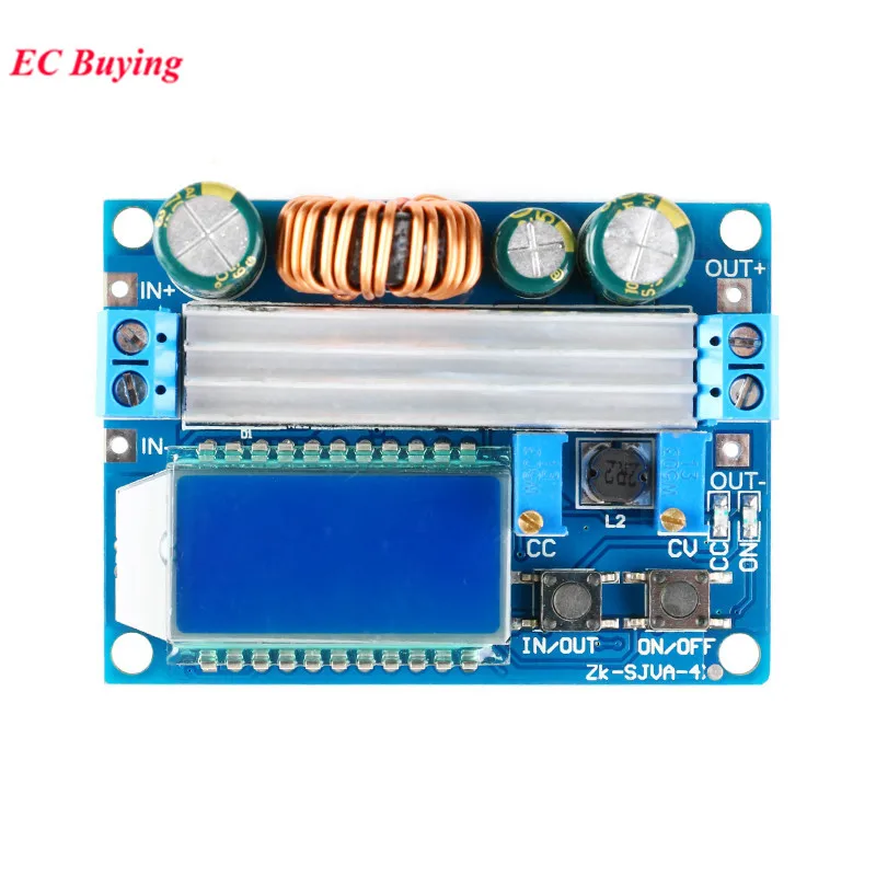 35W DC 5,5-30V a 0,5-30V pantalla LCD Digital reductor automático convertidor Buck Boost módulo de fuente de alimentación placa ajustable - imagen 3