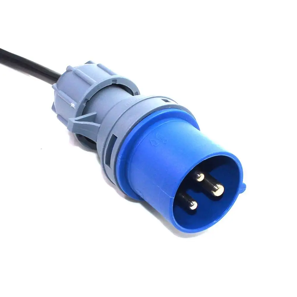 Enchufe IEC316P6 a Cable de alimentación IEC320 C19, Cable de extensión Industrial de alta resistencia, convierte el 316C6 a C20 H05VV-F, calibre de 1,5mm, 16A - imagen 3