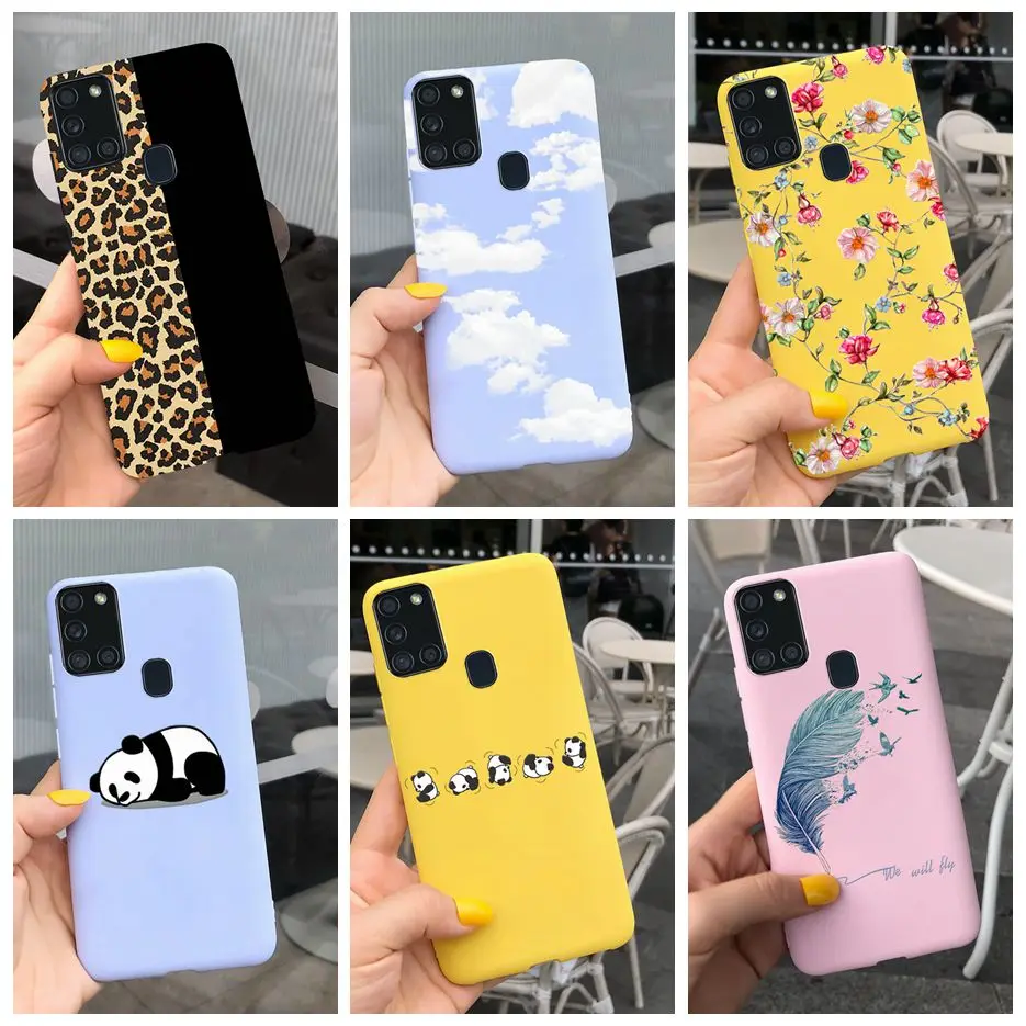 Funda trasera para Samsung Galaxy A21s, SM-A217F, suave, delgada, bonita, A la moda, A21s A 21 S A217F