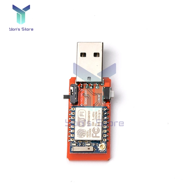 Diymore ESP8266 ESP-07 módulo inalámbrico Wi-Fi USB a TTL CH340G Placa de desarrollo 2,4 Ghz 3dBi IPEX antena para Arduino - imagen 4