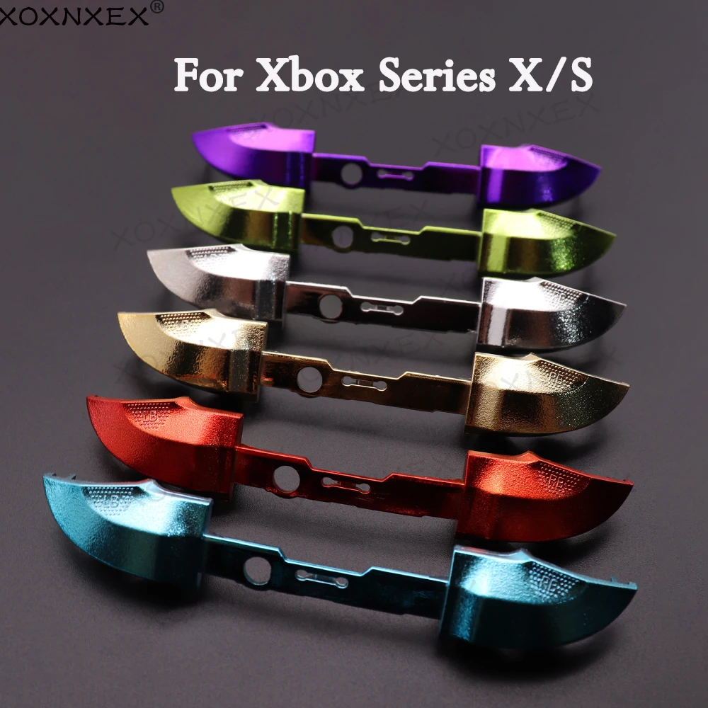 XOXNXEX 1 Uds LB RB parachoques cromado botones de repuesto para controlador Xbox Series S X