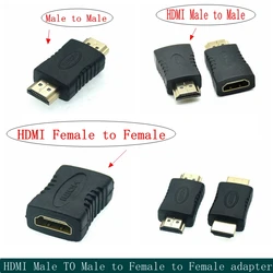 Conector adaptador de extensión macho a hembra Compatible con HDT, cabezal de conversión de alta definición para ordenador, proyector de TV