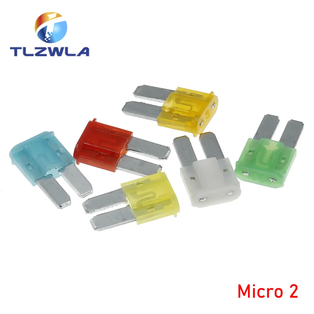 30 Uds estándar Mini Micro 32V fusible de cuchilla automática para coche 5 10 15 20 25 30 AMP cada 5 uds fusible de coche fusible automático blanco amarillo rojo azul - imagen 5