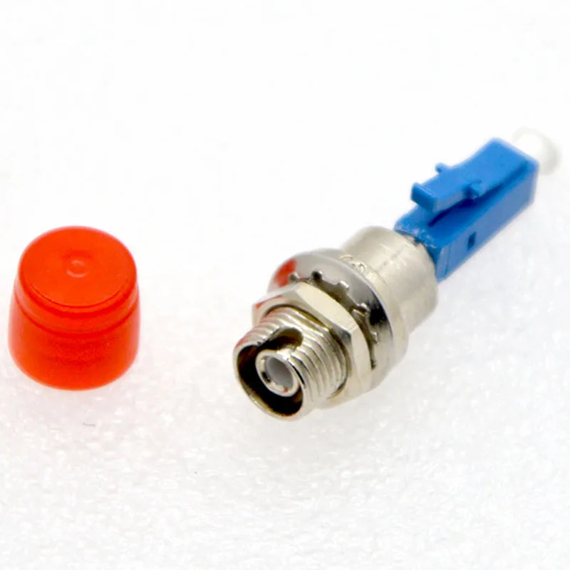 Conector de fibra óptica de 1 piezas, adaptador de fibra hembra LC macho-FC OM1, acoplador de brida multimodo de modo único OM2, envío gratis - imagen 3