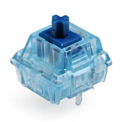 Gateron Aqua Zilent Interruptor Táctil Azul Cian Teclado Mecánico