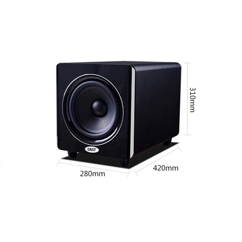 8-10 pulgadas 50-150W SA-800 altavoz pasivo de madera Subwoofer Audio altavoz doméstico teatro graves pesados amplificador de alta potencia Subwoofer - imagen 3