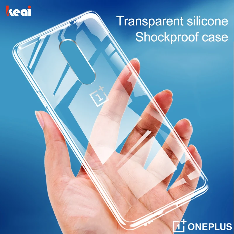 Fundas de teléfono transparentes para OPPO Oneplus 11 10 7 6T 8 9 Pro, funda de silicona TPU a prueba de golpes para Oneplus 7T 6 Pro, funda trasera suave - imagen 2