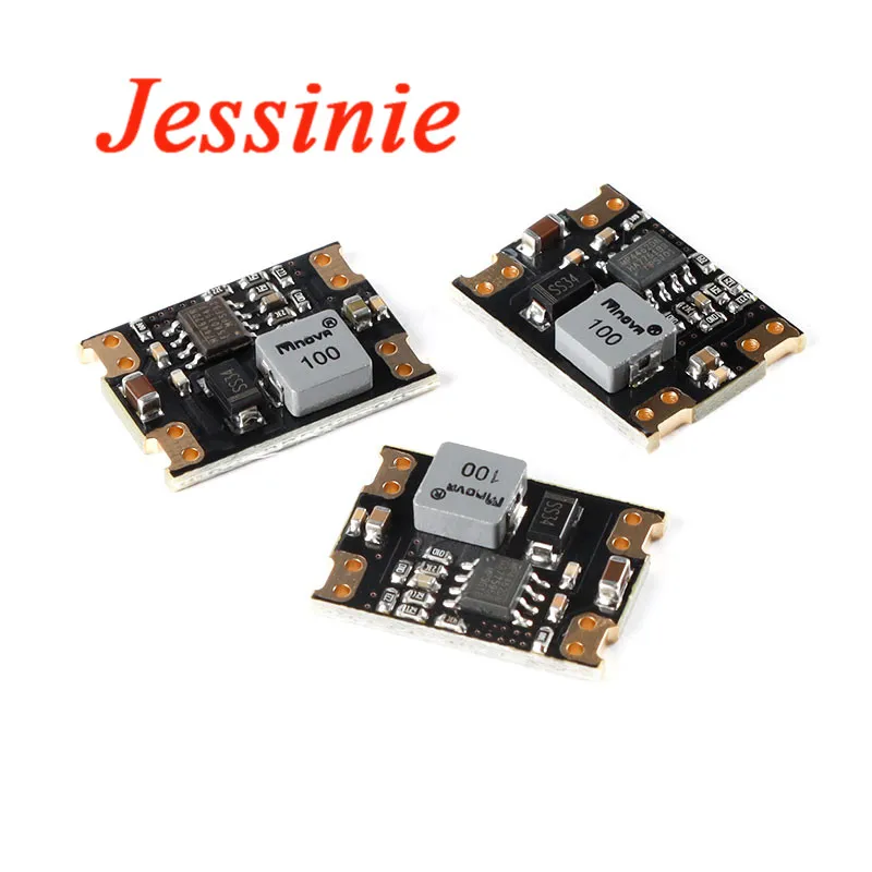 DC-DC-módulo de fuente de alimentación Buck, convertidor de alta potencia, 5,5 V-36V, entrada a 3,3 V, 5V, 12V, salida 3A, 8W, 5 uds. - imagen 3