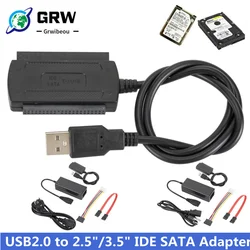 Grwibeou Adaptador USB a SATA Externo para HDD SSD