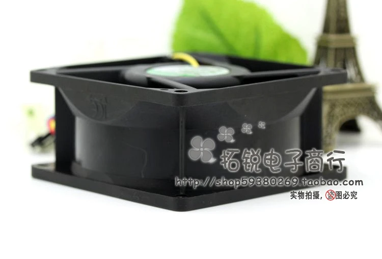 Ventilador de servidor SUNON PMD1208PMB1-A, 8038, 8cm, 12V, 9,1 W, cuatro cables, PWM - imagen 3