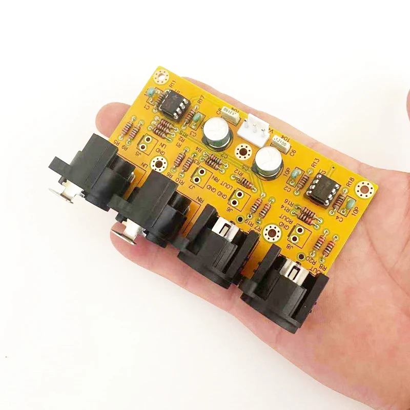 Placa amplificadora de potencia Hifi para el hogar, preamplificador de equilibrio de Audio desequilibrado a equilibrado a placa RCA a XLR desequilibrada - imagen 4