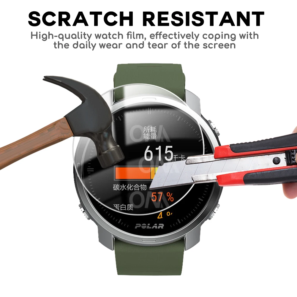 Vidrio templado para Polar Vantage M2 V2 Ignite 2 Protector de pantalla antiarañazos para Polar Vantage V2 accesorios de vidrio Protector - imagen 5