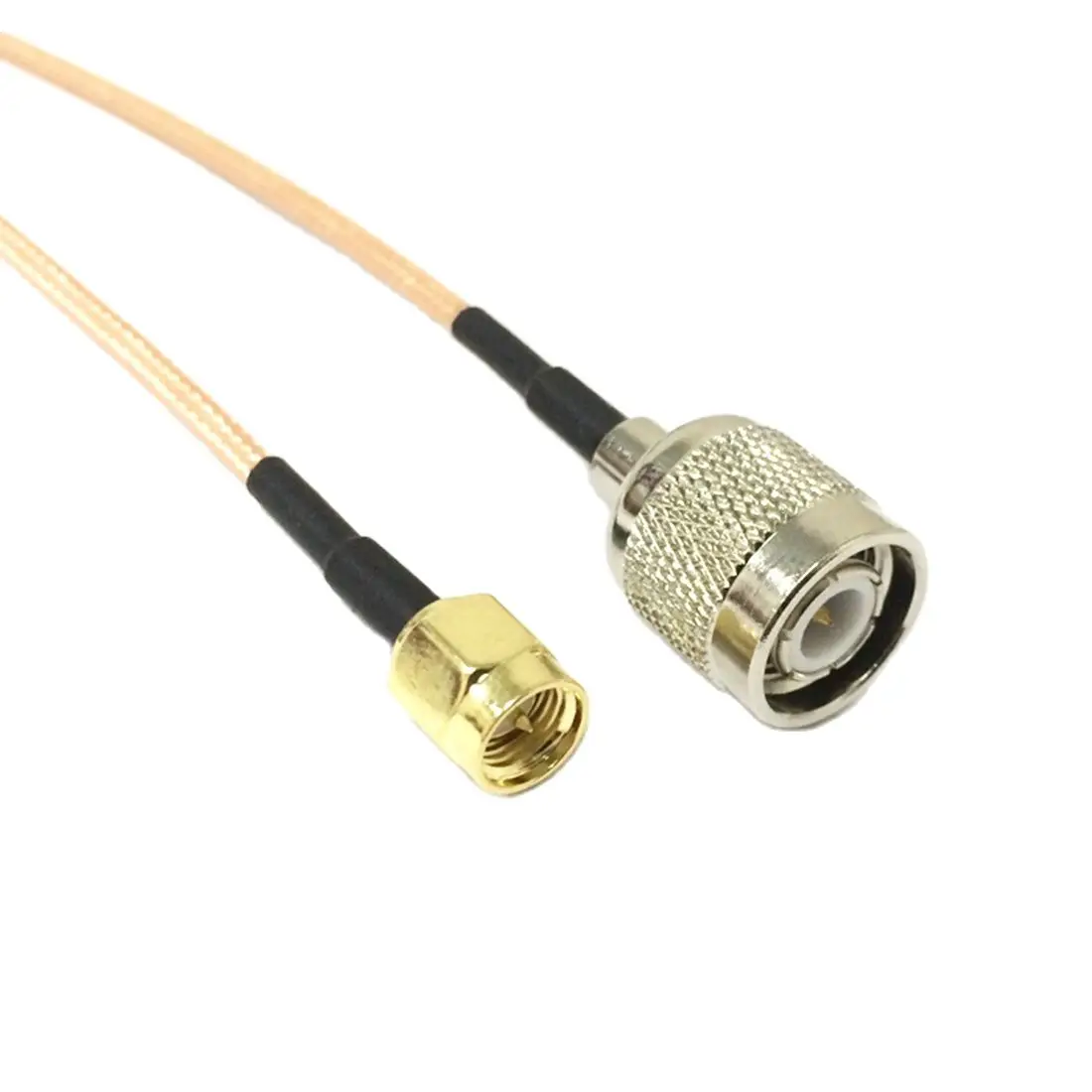 Conector macho SMA a SMA N TNC BNC UHF MCX MMCX TS9 CRC9 Cable recto Pigtail RG316 para WIFI inalámbrico 3G 4G módem nuevo - imagen 5