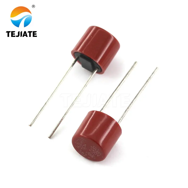 10 Uds 382 fusible cilíndrico T0.5/2/3/3,15/5/6,3A 250V fusibles de potencia de uso común surtido fusible de soplado lento LCD PCB combinado - imagen 5