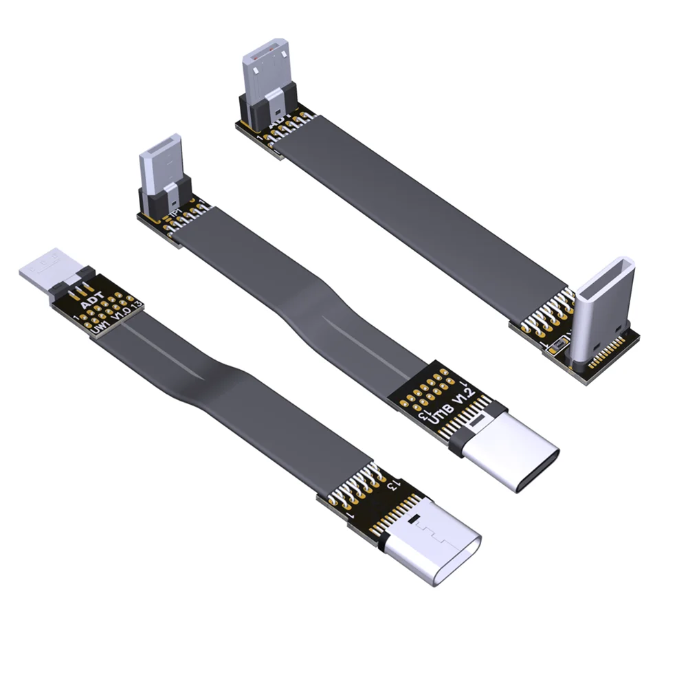 Cable Adaptador Micro USB 90° FPV para Dron Multicóptero - imagen 5