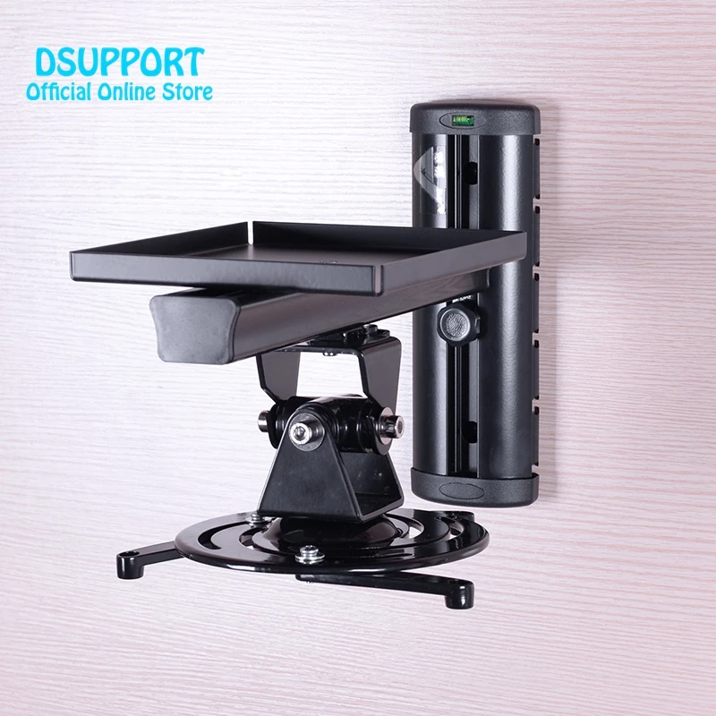 PR03-T Soporte de suspensión de proyector universal retráctil de movimiento completo para montaje en pared de proyector de 360 grados de aleación de aluminio - imagen 4