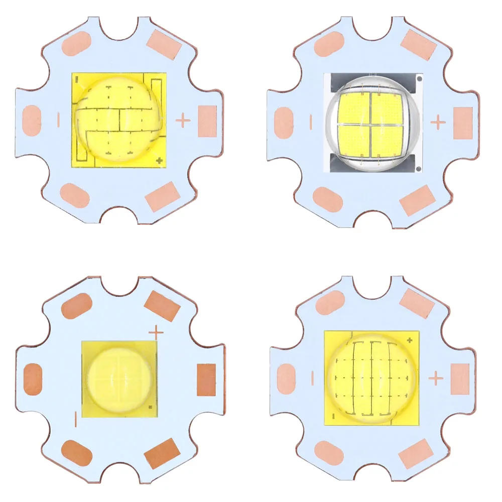 Cuentas LED 18W 36W 45W 72W XHP70 XHP90 XHP110 LED COB DC3V/6V/24V para linterna LED luz de coche fuente de luz de buceo blanco 7000K