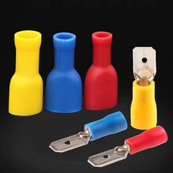 Conector terminal crimpado aislado hembra macho