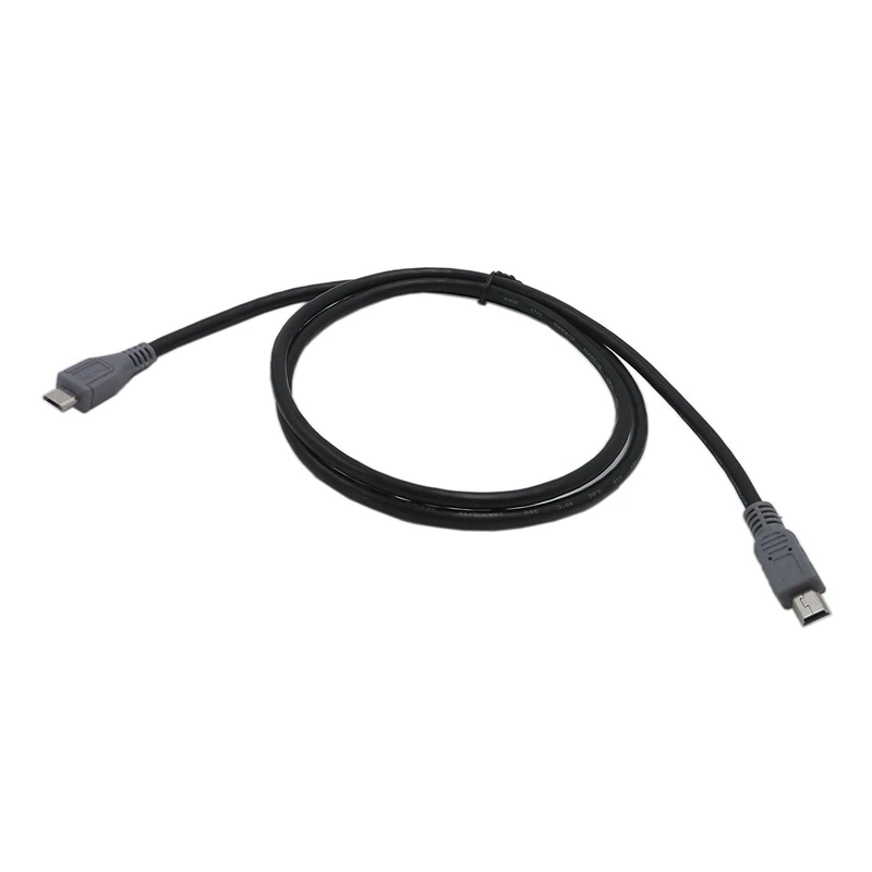 Micro USB a 2,0 Mini USB, línea de datos públicos, línea de copia, carga, conector de cable de línea de contacto OTG para teléfono móvil, 20cm, 100cm - imagen 3