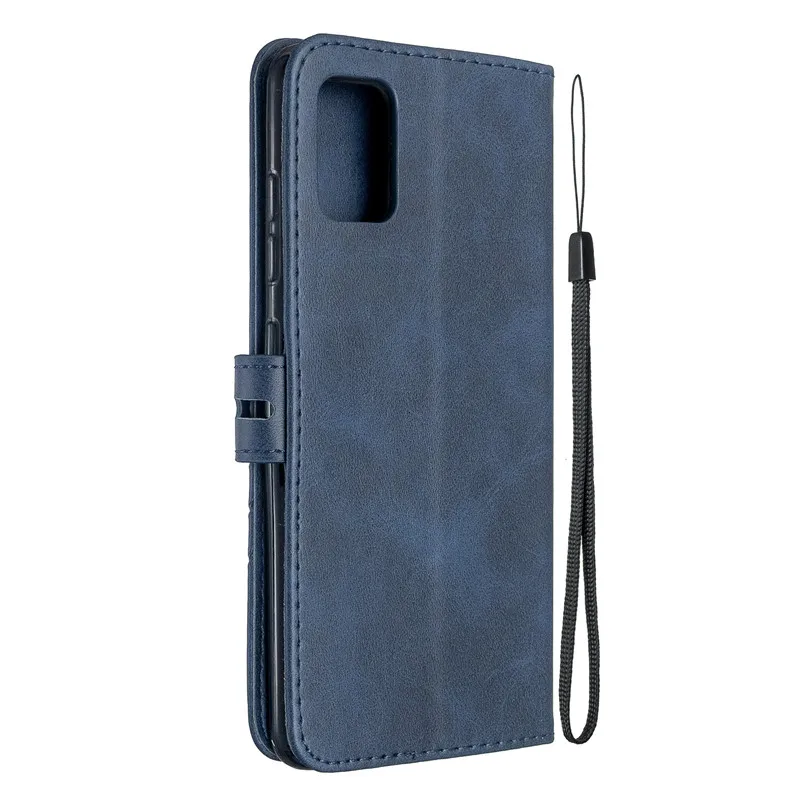 Funda de cuero con tapa para Samsung Galaxy A31, carcasa de lujo con billetera magnética - imagen 3