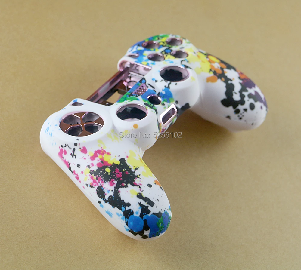 20 piezas para accesorios de PS4, protectores de Gel de silicona, funda para empuñaduras de piel, tapas para Playstation 4 PS4, camuflaje duradero - imagen 4