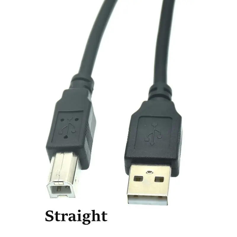 Ángulo recto izquierdo USB 2,0 A macho a USB B macho tipo B BM escáner de impresora de ángulo recto cable de 90 grados 30cm 1m 1,5m Cable en ángulo BM - imagen 5