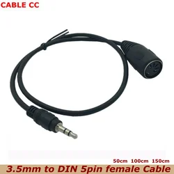 Cable Extensión MIDI 5 Pines a Jack 3,5mm Estéreo – 1,5m