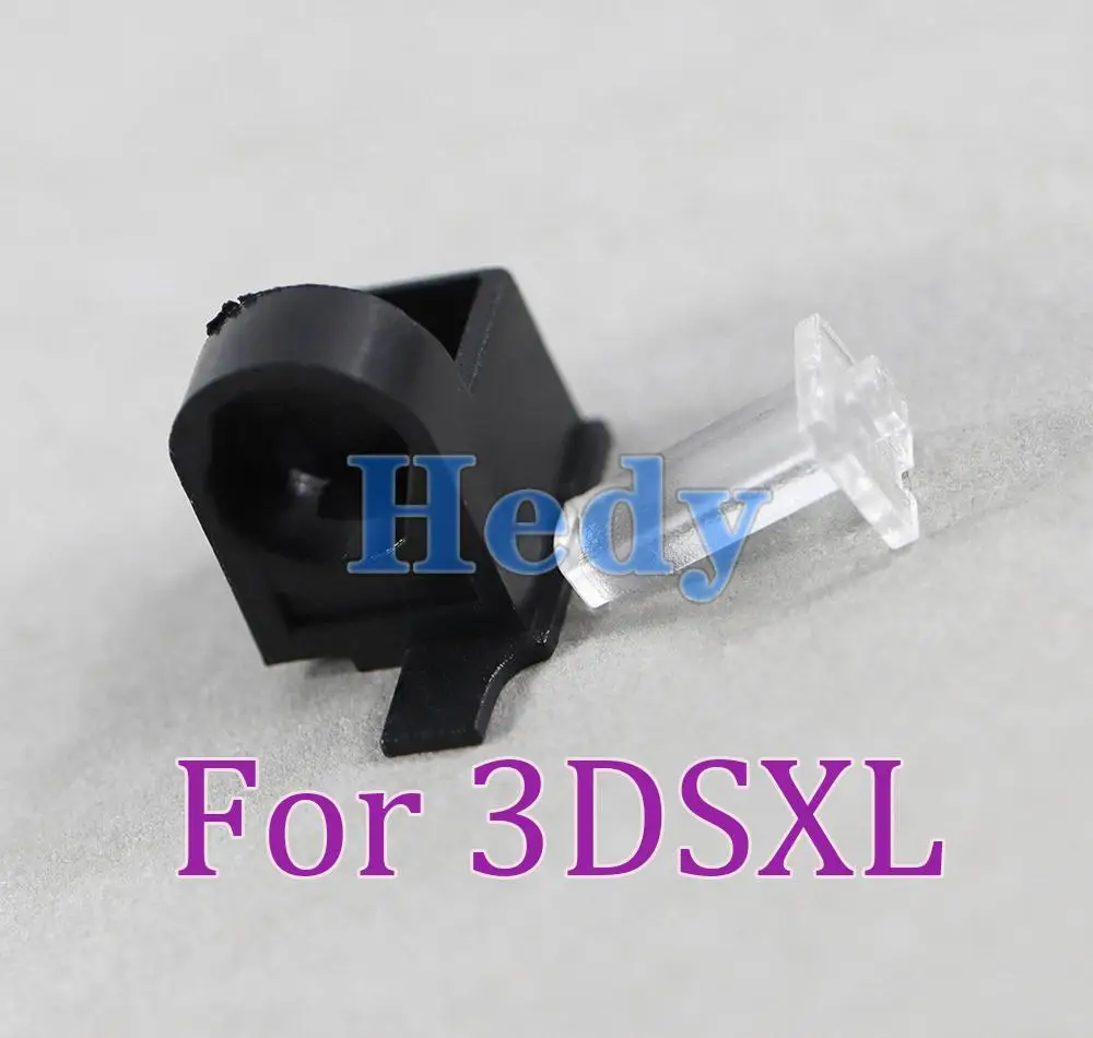 1 Juego de carcasa de pieza de bisagra media Original de repuesto de alta calidad con carcasa, piezas de luz de bloqueo LED para 3DSXL 3DS LL - imagen 5