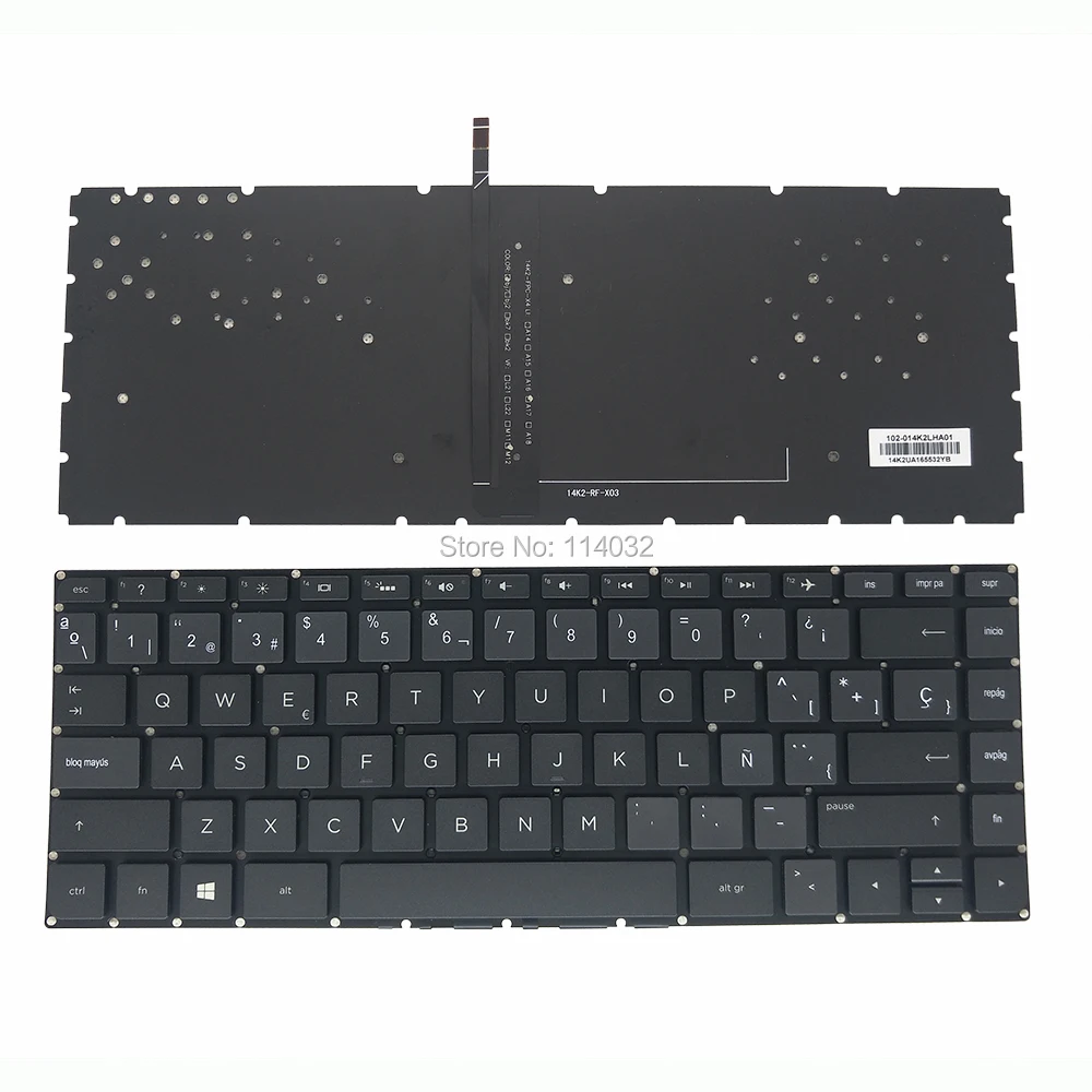 AR-Teclado retroiluminado árabe SP español para portátil HP Pavilion 14-ab 14-AL Series x360 13u AB006TU 848184 A41, teclados originales - imagen 2
