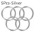 5Pcs-Silver