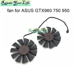 Ventilador 75 mm para Tarjeta Gráfica GTX 750/960, 4 Pines