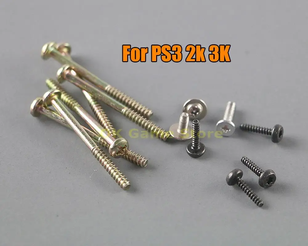 1 juego/lote de tornillos de repuesto para Playstation 3 PS3 Super Slim CECH-2000 3000 piezas de reparación