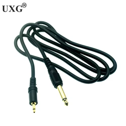 Ancable Cable Audio TS Mono Macho-Macho de 3,5 a 6,35 mm