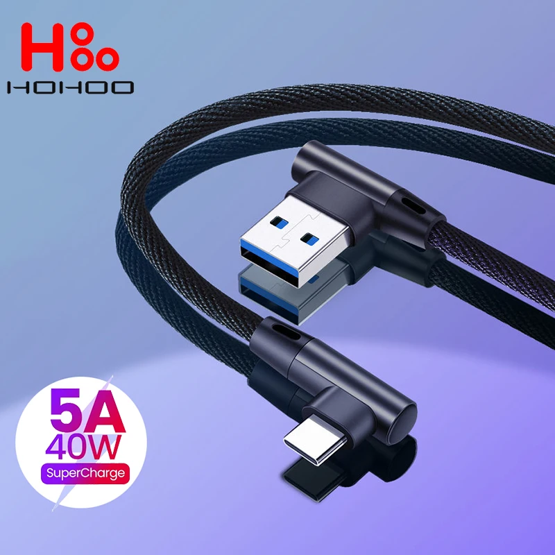 Cable usb tipo C de carga rápida 5A para xiaomi Poco F3 X3 Pro, cable tipo C para Redmi K60 50 40 30 pro note 11T Pro