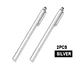 2Pcs Silver Stylus