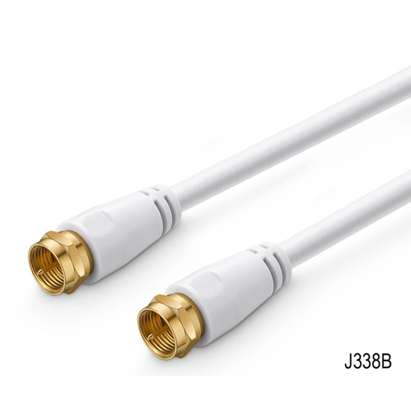 Conector de enchufe macho tipo F a macho tipo F, Cable Coaxial RG6, antena satelital de TV, 1-10M - imagen 5