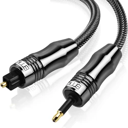 Cable óptico SPDIF Toslink a MiniToslink 3,5 mm para MacBook 5m/10m