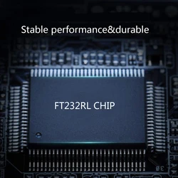 Adaptador USB RS232 FTDI FT231XS conector audio estéreo