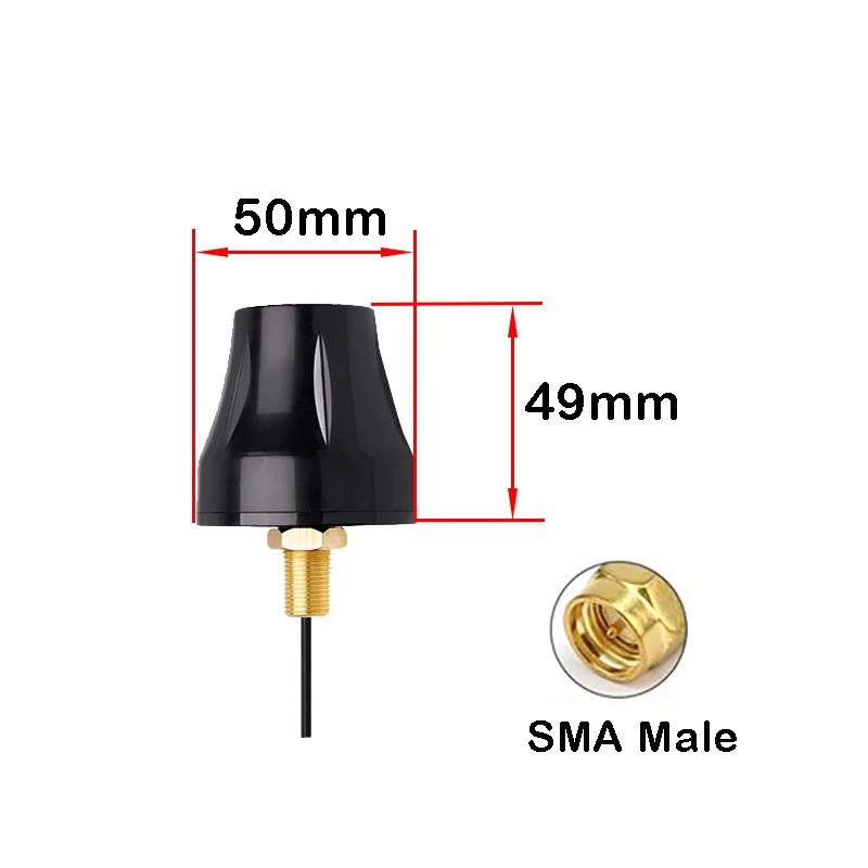 Antena WIFI 2,4G 2,4 GHz para exteriores, armario externo impermeable, pila de carga DTU, Terminal inteligente SMA macho RG174, Cable de 3m - imagen 2