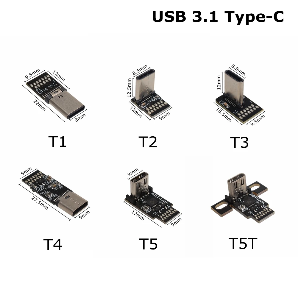 Cable de extensión de carga con conector Micro B Flexible FPC FFC tipo C USB 3,1/3,0/2,0 para Monitor cardán de mano sin escobillas FPV - imagen 5