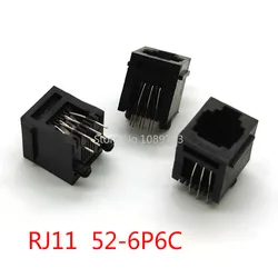 Conector RJ11 Hembra 6 Pines – Telefónico 180°