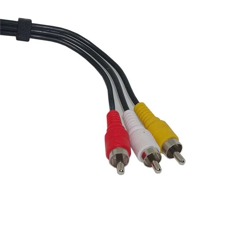 Triple HDTV 3RCA Stecker auf 3 RCA Compuestos Audio Vídeo AV Kabel Adaptador 1080P 1,5 M - imagen 5