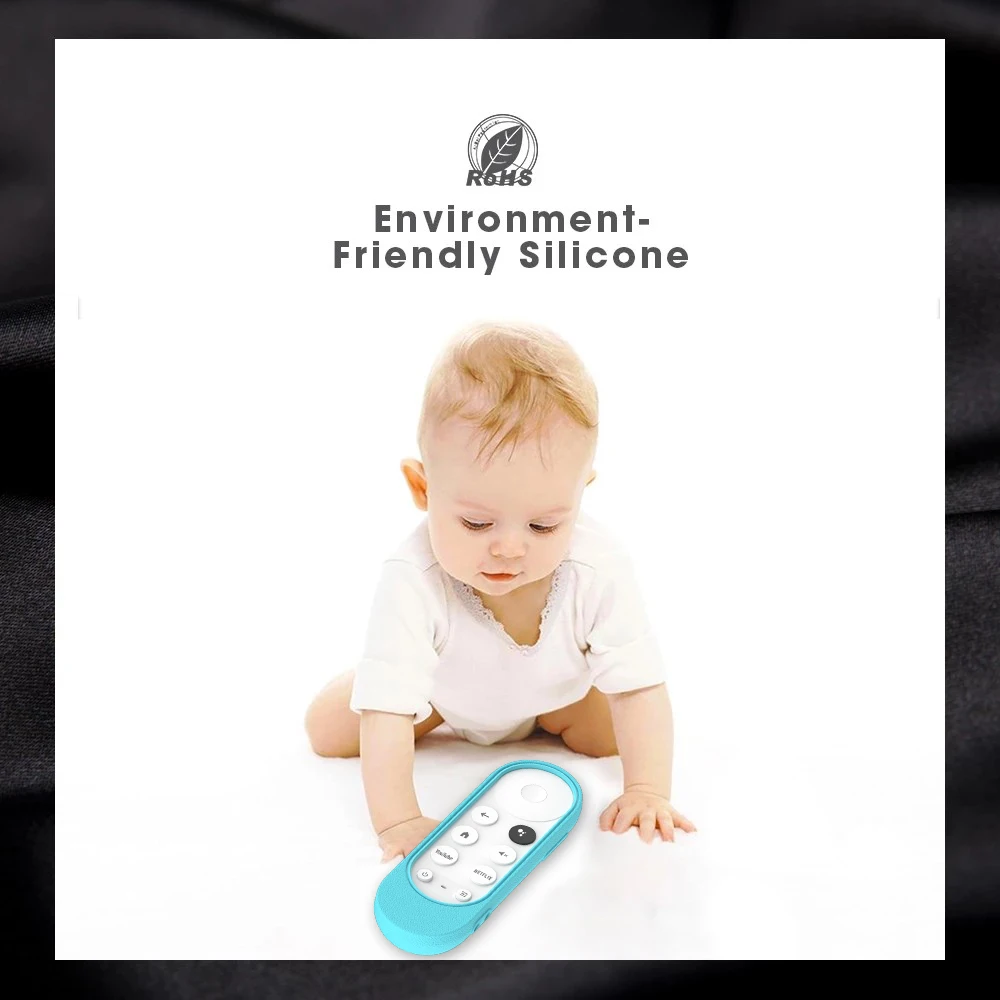 Funda de silicona SIKAI para Chromecast para Google TV 2020, funda protectora a prueba de golpes con control remoto por voz para Google Remote Chromecast - imagen 5