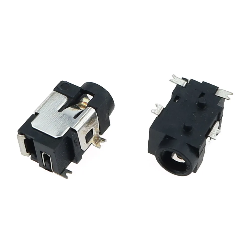 10 unidades de 3,5 MM x 1,35 DC Power Dock, conector hembra de montaje en Panel PCB, puerto de carga de 3,5-1,35mm - imagen 2