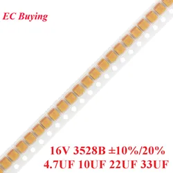 Condensador de Tántalo SMD 16 V 4,7–33 µF, Encapsulado 3528